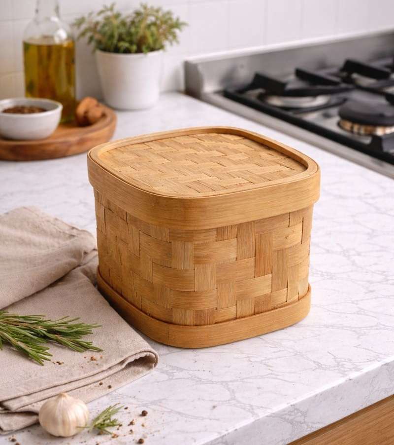 Bamboo Storage Basket — Shop online | Slow Livin — view 2